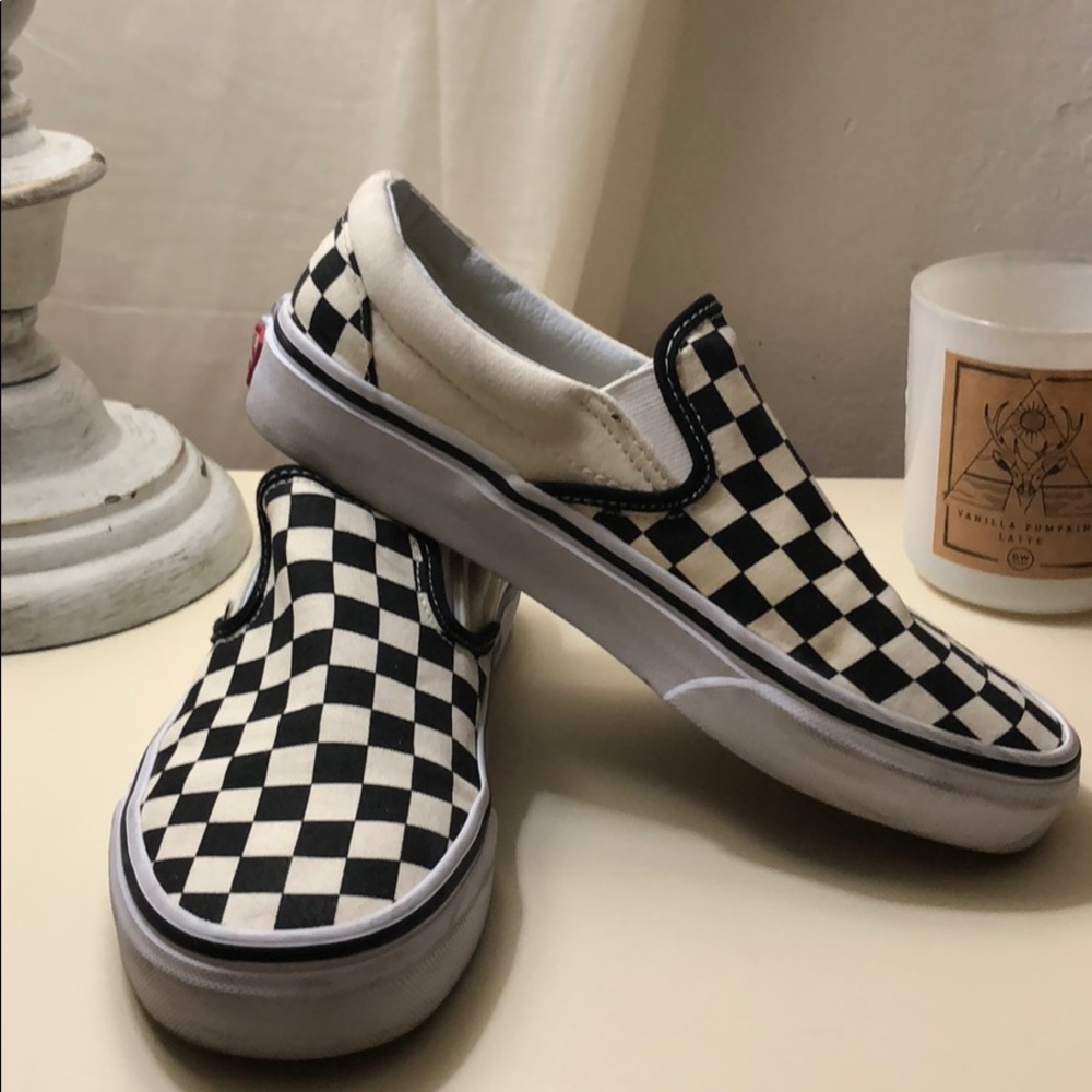 Checkered Vans